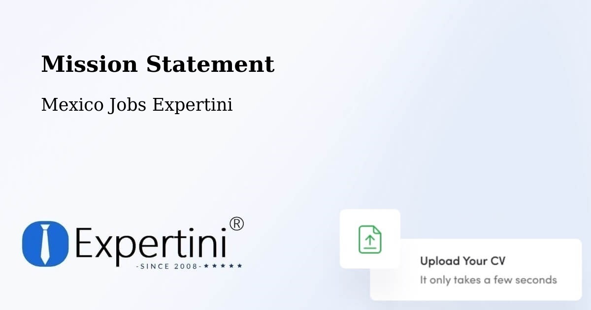 Corporate Mission – Apaxco De Ocampo - Mexico Jobs Expertini